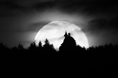 Vlčí úplněk za Radhoštěm