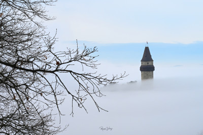 Mlhavé ráno na Štramberské Trúbě